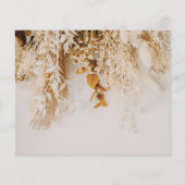 Budget Boho Flowers Foto Weddenschap Save the Date (Achterkant)