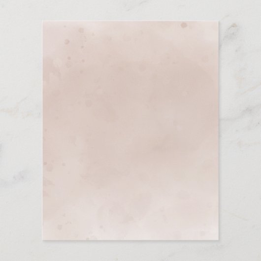 Budget Boho Flowers valt te vieren tijdens het huw (Achterkant)