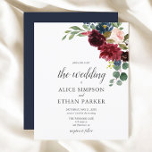 Budget Boho Garden Bourgondië Blauwe Bloemen Bruil