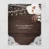 Budget Boho Gedroogd Palm verloor bruiloft met spa Flyer (Achterkant)