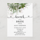 Budget Boho Greenery Brunch Vrijgezellenfeest Uitnodiging Briefkaart