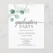Budget Boho Greenery Leaves Graduation Party (Voorkant)