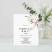 Budget Boho Greenery Pampa Grass Engagement Party (Staand voorkant)
