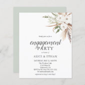 Budget Boho Greenery Pampa Grass Engagement Party (Voorkant / Achterkant)