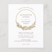 Budget Boho Hoop Pampas Grass Wedding (Voorkant)