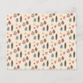 Budget Boho kerstboomtak Foto Holiday (Achterkant)