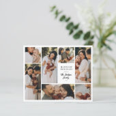 Budget Boho Kerstmis 7 Foto Collage Holiday (Staand voorkant)