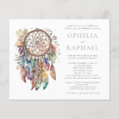 Budget Boho Kleurrijke Dreamcatcher Bruiloft Wijze (Voorkant)