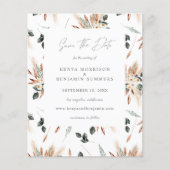 Budget Boho Koper & Beige Bloemige Trouwdag (Voorkant)