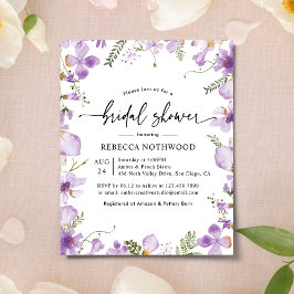 Budget Boho Lavender Bridal Shower