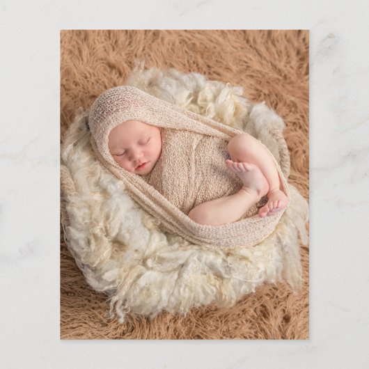 Budget Boho Leuke Leeuw Regenboog Geboorte Aankond (Achterkant)