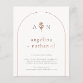 Budget Boho minimalist Floral Arch Photo Wedding (Voorkant)