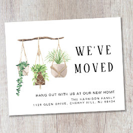 Budget Boho New House Planten Moving kondiging