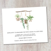 Budget Boho New House Planten Moving kondiging