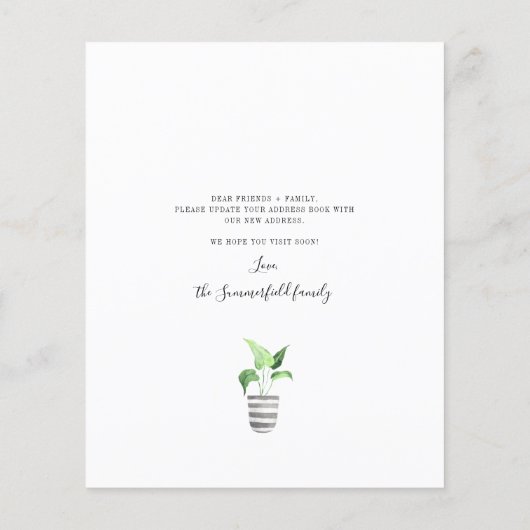 Budget Boho New Roots We hebben Botanical Moving (Achterkant)