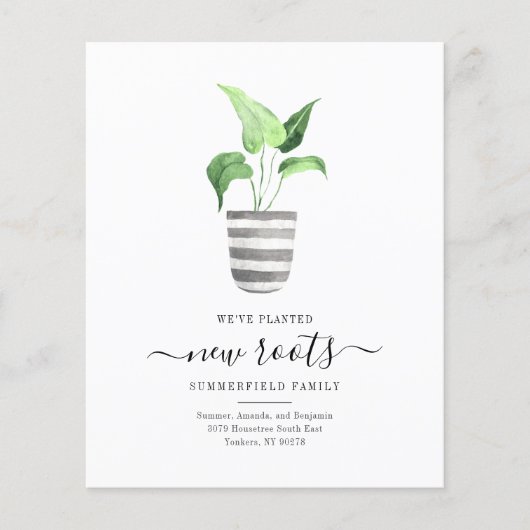 Budget Boho New Roots We hebben Botanical Moving (Voorkant)