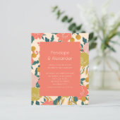 Budget Boho Oranje Botanical Wedding (Staand voorkant)