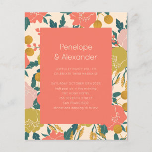 Budget Boho Oranje Botanical Wedding
