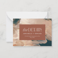 budget boho painterly terracotta bruiloft