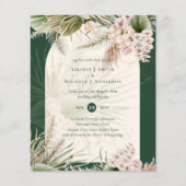 BUDGET BOHO Pampagras Groene Trouw MATTE Flyer (Voorkant)