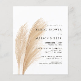 Budget Boho Pampas Bridal Shower