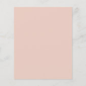 Budget Boho Pampas Gras Baby Brunch Uitnodiging Flyer (Achterkant)