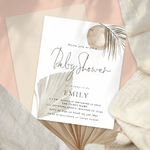 Budget Boho Pampas Gras Meisje of Jongen Baby Show