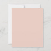 Budget Boho Pampas Grass Baby Brunch Uitnodiging (Achterkant)