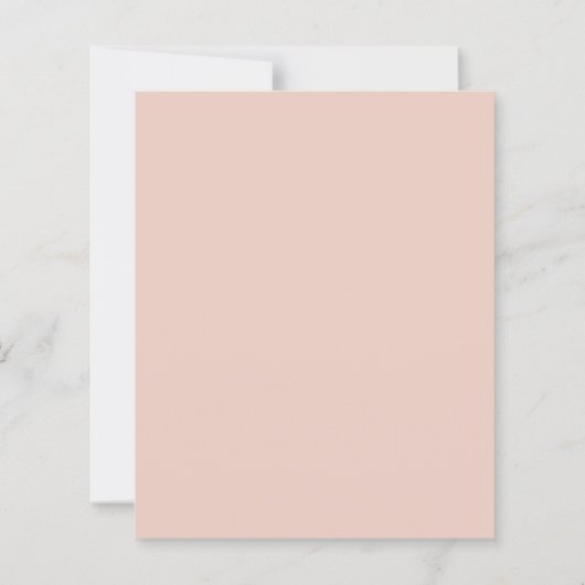 Budget Boho Pampas Grass Baby Brunch Uitnodiging (Achterkant)