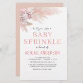 Budget Boho Pampas Grass Baby Sprinkle (Voorkant / Achterkant)