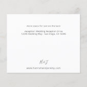 Budget Boho Pampas Grass Beach Floral - Gegevens Flyer (Achterkant)