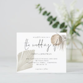 Budget Boho Pampas Grass Cream Wedding