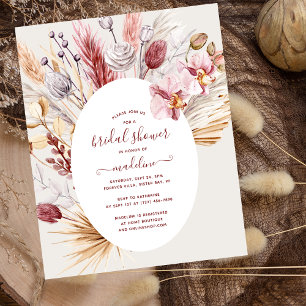 BUDGET Boho Pampas Grass Floral Vrijgezellenfeest