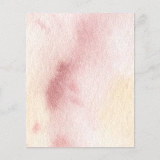 BUDGET Boho Peach Floral Afstudeerder Party inval (Achterkant)