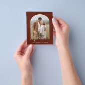 Budget Boho Photo Arch Save the Date Invitation F Flyer (Hand)