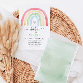 Budget Boho Rainbow Baby shower