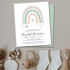 Budget Boho Rainbow Baby shower