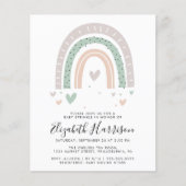 Budget Boho Rainbow Baby Sprinkle (Voorkant)