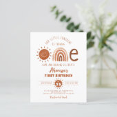 Budget Boho Rainbow Little Sunshine First Birthday (Staand voorkant)