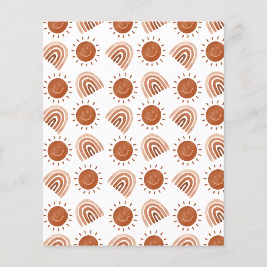 Budget Boho Rainbow Little Sunshine First Birthday (Achterkant)