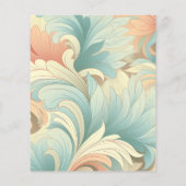 Budget Boho Retro Kleurrijke Bloemen Bruiloft (Achterkant)