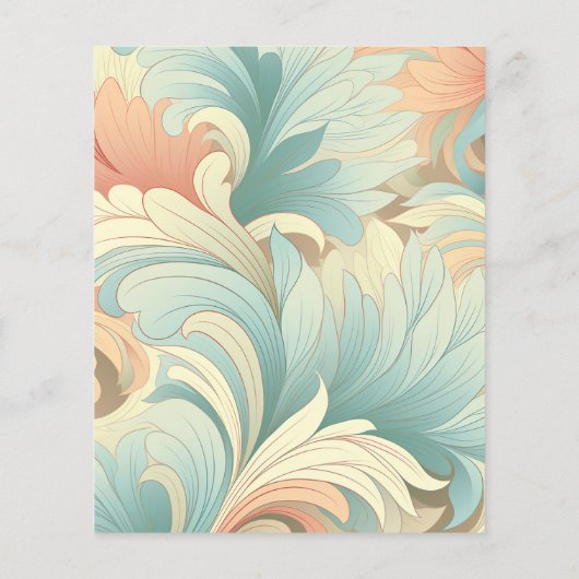 Budget Boho Retro Kleurrijke Bloemen Bruiloft (Achterkant)