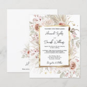 Budget Boho Rustic Floral Wedding (Voorkant / Achterkant)