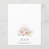 Budget Boho Rustic Floral Wedding (Achterkant)