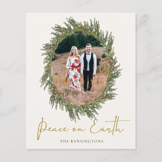 Budget Boho Rustic kerstfeestdag Foto (Voorkant)