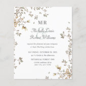 BUDGET Boho Rustic vertrekt Garden bruiloft (Voorkant)