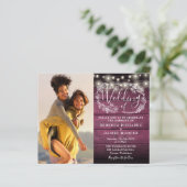 Budget Boho Rustische Lichten 2 Foto Huwelijksuitn (Staand voorkant)