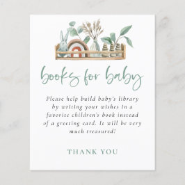 Budget Boho Shelf Toys Sage Books voor Baby