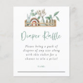 Budget Boho Shelf Toys Sage Diaper Raffle (Voorkant)