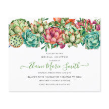 Budget Boho Succulent Bridal Shower